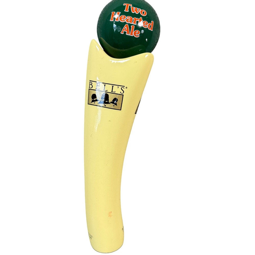 Bell's Two‎ Hearted Ale Beer Tap Handle Yellow Green Globe Craft Beer Bar Decor